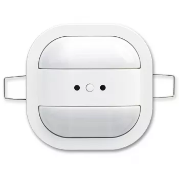 busch jaeger viedās mājas multi-sensors 2CKA006132A0331 — vadu, mēra apgaismojumu un kustību, spilgtums 1–1000 lx, izmērs 80×80×45 mm