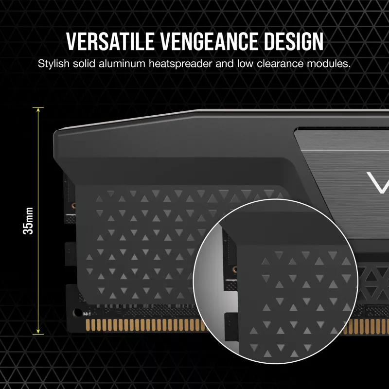 VENGEANCE® 48GB (2x24GB) DDR5 DRAM 7000MT/s CL36 atmiņas komplekts