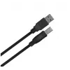 Lanberg CA-USBA-11CC-0010-BK USB kabelis 1 m 2.0 USB B Melns
