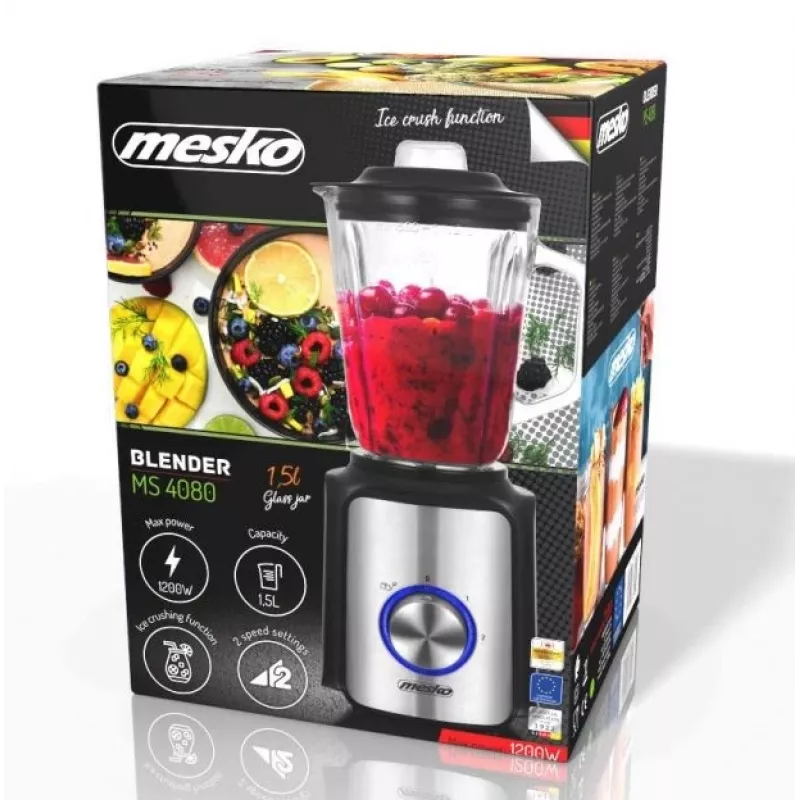 Mesko MS 4080 blenderis 1,5 L galda blenderis