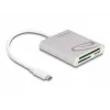 Karšu lasītājs DeLOCK 91005 USB 3.2 Gen 1 Type-C pelēks CF MMC MicroSD