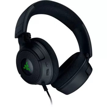 Razer Kraken V4 X - Vadu savienojamas PC spēļu austiņas (TriForce 40 mm draiveri, ievelkams kardioīds mikrofons, 7.1 telpiskā skaņa, Chroma RGB, PC, konsolei un tālrunim)
