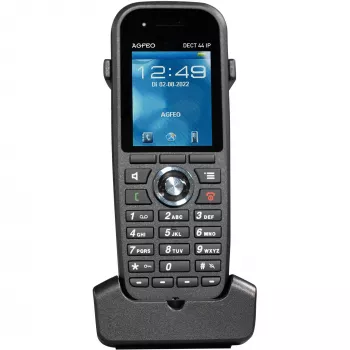 DECT klausule agfeo hypervoice DECT44 IP VoIP – bezvadu SIP klausule, saderīga ar DECT IP bāzes stacijām