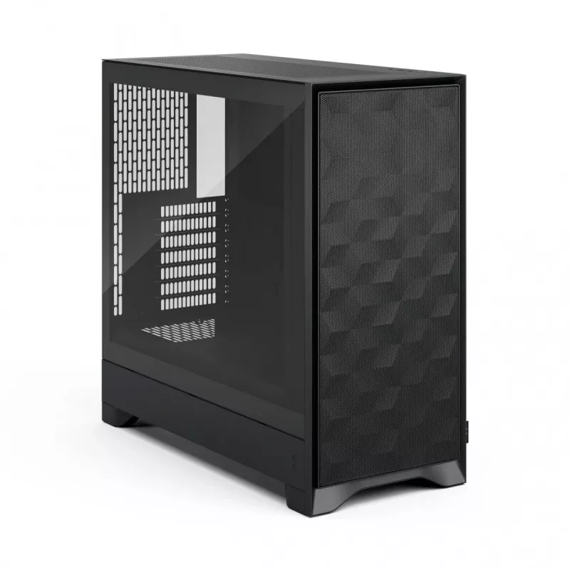 PC korpuss Fractal Design Pop 2 Air Melns TG Midi Tower — ATX, 3x 120 mm priekšējie ventilatori, atbalsta 2,5 collu un 3,5 collu diskus