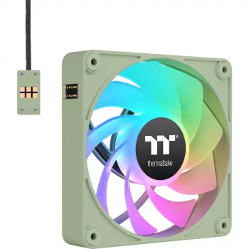 Thermaltake CT120 EX Reverse ARGB Sync 120mm 3-Pack korpusa ventilatori - Matcha zaļā