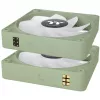 Thermaltake CT140 EX Reverse ARGB 140 mm ventilators 3 gab. komplekts - Matcha zaļš