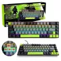 Mehāniskā tastatūra MEDIA-TECH MT1260 Red Core MX60, 60% formas koeficients, CHERRY MX Red slēdži, RGB fona apgaismojums, USB, zaļa
