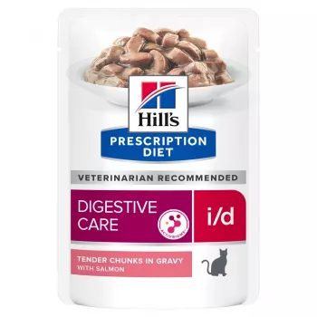 HILLS Prescription Diet Digestive Care i/d Feline ar lasi - mitrā kaķu barība - 85g