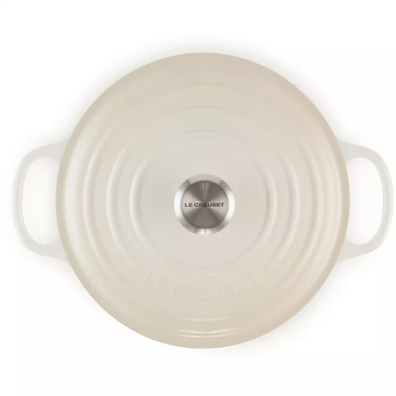Le Creuset Signature cepeša panna apaļa 26 cm meringue (21177267164430)