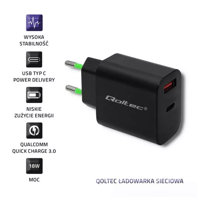 Strāvas adapteris Qoltec 51713