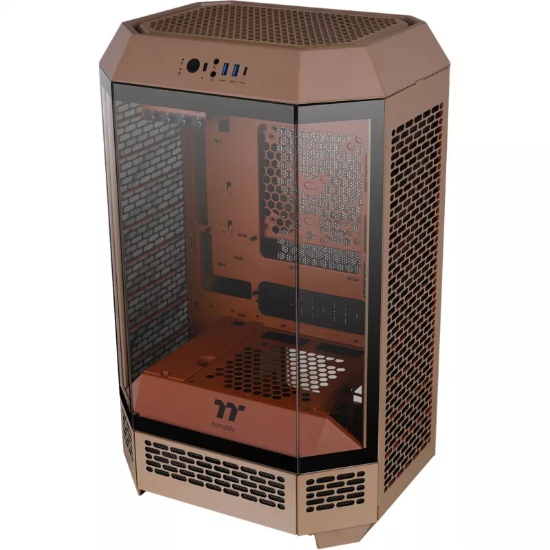 Thermaltake The Tower 300 - Micro Tower - micro ATX - Seitenteil mit Fenster (gehärtetes Glas)