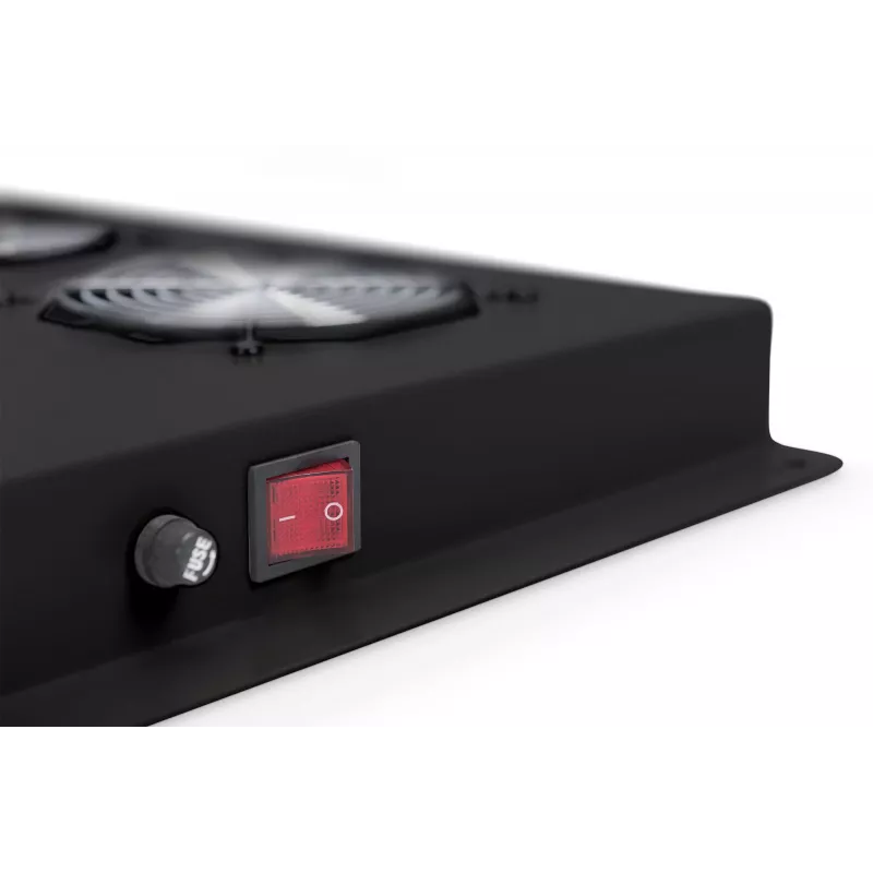 Digitus DN-19 FAN-6-SRV-B produkts, melns