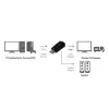 LogiLink CV0107 Kabeļa adapteris HDMI VGA Melns (CV0107)
