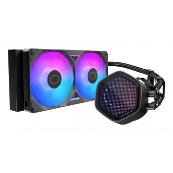 Šķidruma CPU dzesētājs Cooler Master MasterLiquid 240 Atmos II 240mm RGB, 240mm radiators, RGB apgaismojums