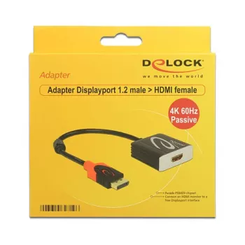 Kabelis DisplayPort HDMI DeLOCK 0,2 m