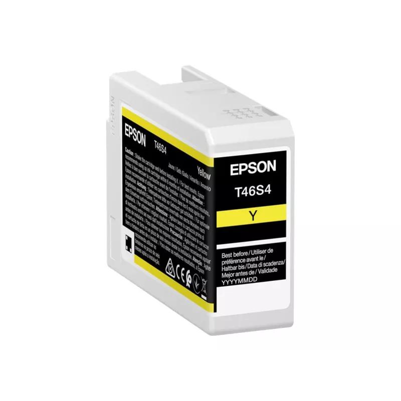 Tintes kasetne Epson UltraChrome Pro 10 T46S4 dzeltena oriģināla kasetne profesionālai drukāšanai