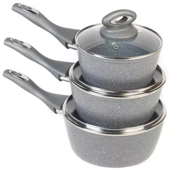 Katlu komplekts Salter BW02986G1EU7 — 3 gab. katli 16 cm, 18 cm, 20 cm