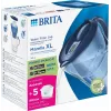 Ūdens filtrēšanas krūze BRITA Marella XL ar 5 MAXTRA PRO kasetnēm, zila