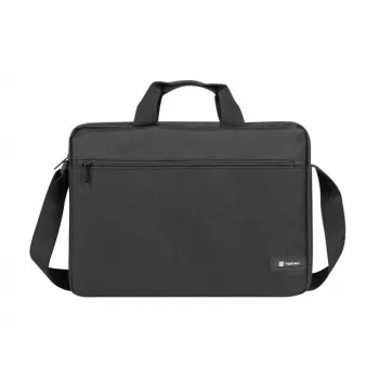 Portfelis NATEC Wallaroo 39,6 cm (15,6 collas) — poliestera klēpjdatora portfelis, piemērots 15,6 collu ekrāniem, melns