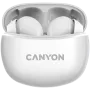 Canyon TWS-5 Bluetooth austiņas ar mikrofonu, BT V5.3 JL 6983D4, frekvenču diapazons: 20Hz-20kHz, akumulators: austiņas 40mAh*2 + uzlādes futrālis 500mAh, Type-C