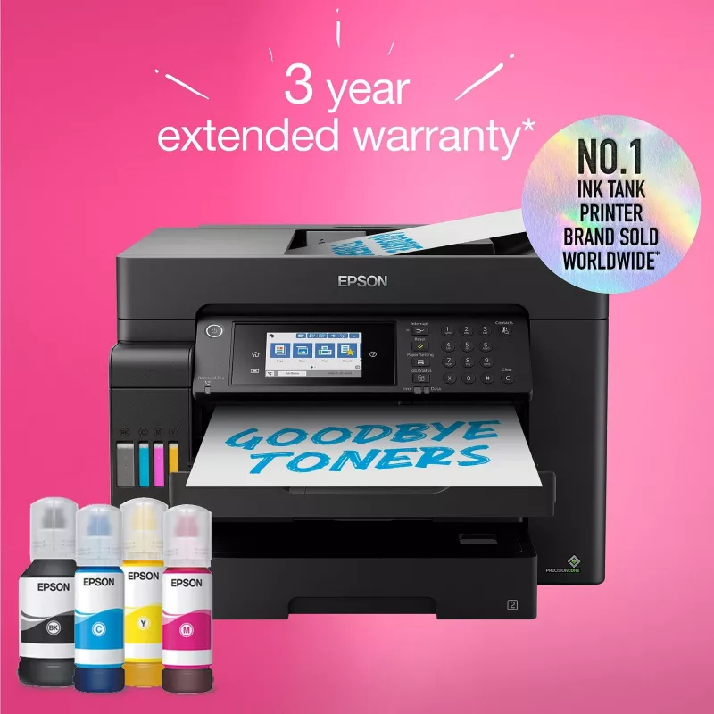 Epson EcoTank ET-16605 tintes printeris A3 4800 x 2400 DPI 32 lpp./min Wi-Fi