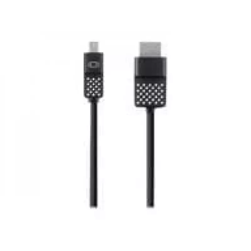 Mini DisplayPort uz HDTV kabelis, 1,8 m, Mini DisplayPort, HDMI, vīriešu, vīriešu, melns