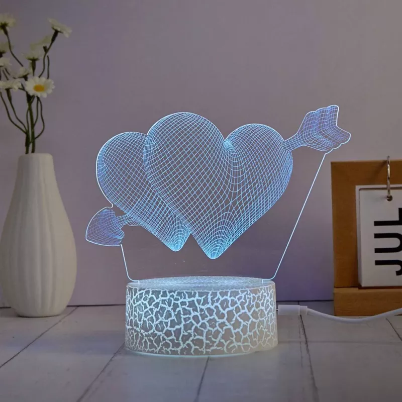 Manta SNL115RGB RGB 3D sirds dekoratīvo LED lampu komplekts