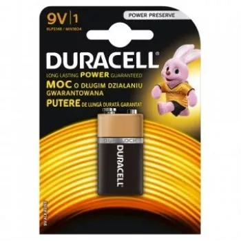 Duracell 9V baterija, viena iepakojumā 9VDUR BT0009