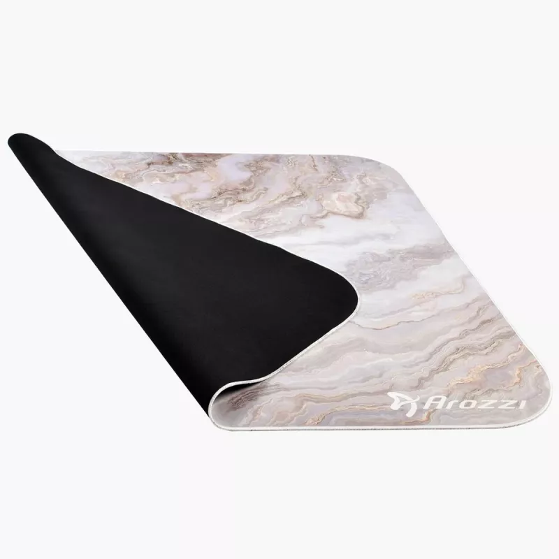 Krēsla paklājiņš Arozzi AZ-ZONA-QTRO-WTM Marble Microfibre 1160×1160×3 mm