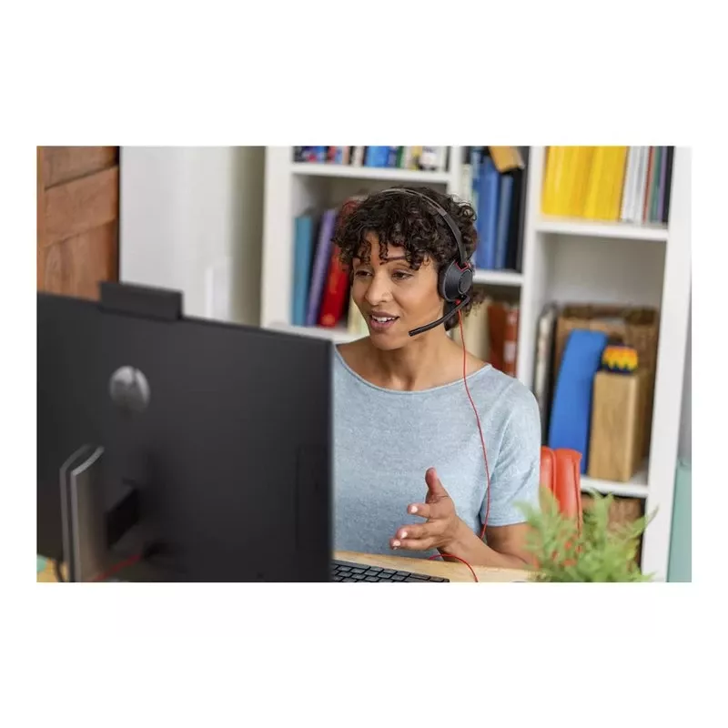 Austiņas POLY Melnswire C5220 vadu USB-C birojam zvanu centram