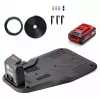 Power X-Change Robotu pļāvējs FREELEXO CAM PLUS 600 (Sarkans/melns, Li-Ion Battery Plus 4,0Ah, Kamera + Sensors)