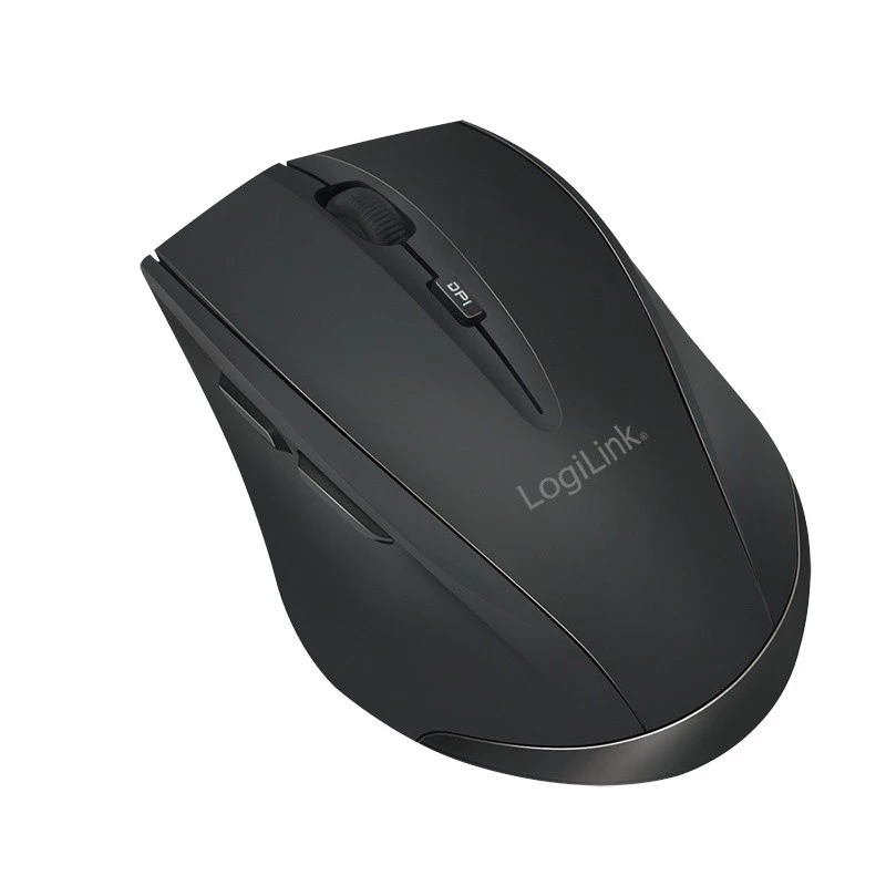 Logilink bezvadu pele BT5.0, ergonomiska, melna