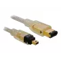 FireWire A/A kabelis DeLOCK 2,0 m pelēks