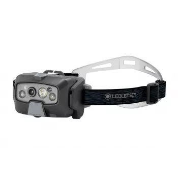 LED galvas lampa Ledlenser HF8R Core Melns