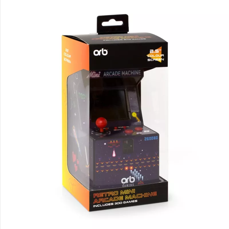 Thumbs Up ORB Mini Arcade Machine, Aufrecht stehender Arkadenschrank, Zēni/Meitenes, 6 gadi, 6,35 cm (2,5 collas), TFT, Daudzkrāsains
