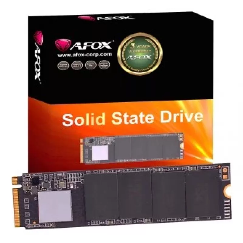 Iekšējais M.2 NVMe SSD AFOX ME300 128 GB (PCIe x4, 3D NAND, līdz 1,6 GB/s lasīšana, 600 MB/s rakstīšana)