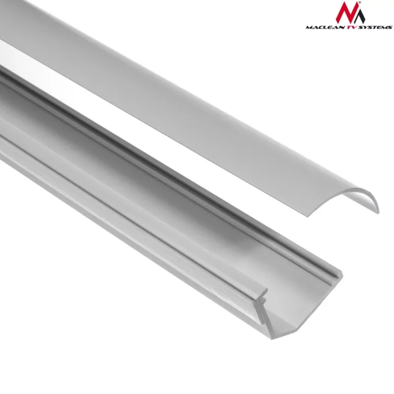 Kabeļu elastīgā caurule MACLEAN MCTV-575 grīdai, balta, 1,5 m, platums 43 mm, augstums 2,3–3,2 cm