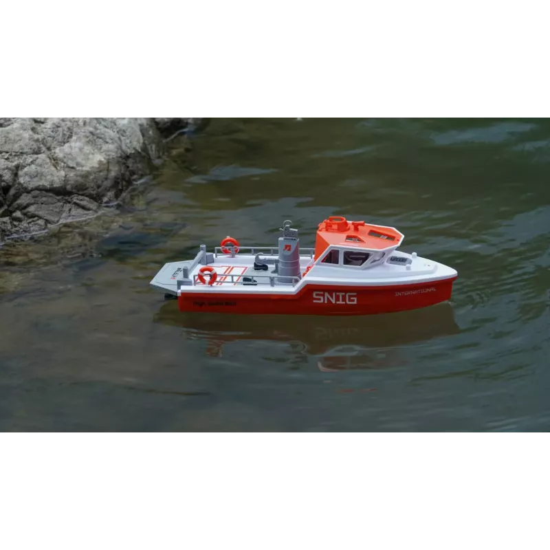 Amewi glābšanas laiva ar bezsuku ūdensmetēju 320 mm RTR balta/oranža (26116)