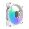Darkflash DR08 dzesēšanas ventilators (balts) — korpusa/procesora ventilators, modelis DR08 balta, viens 120 mm ventilators