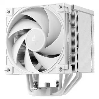 Procesora gaisa dzesētājs DeepCool AK500 G2 WH, 120 mm ventilators, maks. gaisa spiediens 3,33 mmH2O, 117×129×159 mm, balts