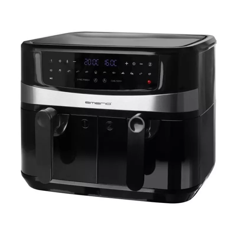 Karstā gaisa fritieris Emerio AF-126672.4 9 L Dubultais 2400 W Melns