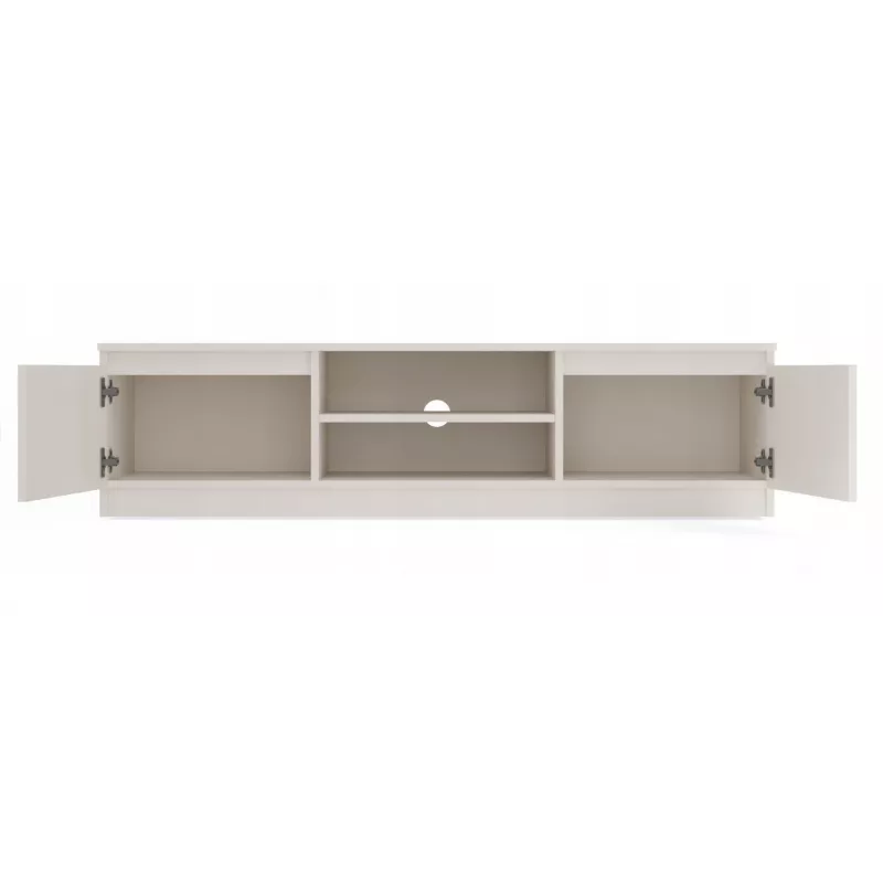 TV skapis MALWA 140 no top e shop — 1400×400×360 mm, kašmira lamināts, 2 durvis, 1 plaukts