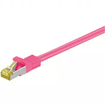 Tīkla kabelis Goobay RJ-45 CAT7 5m fuksīna S/FTP
