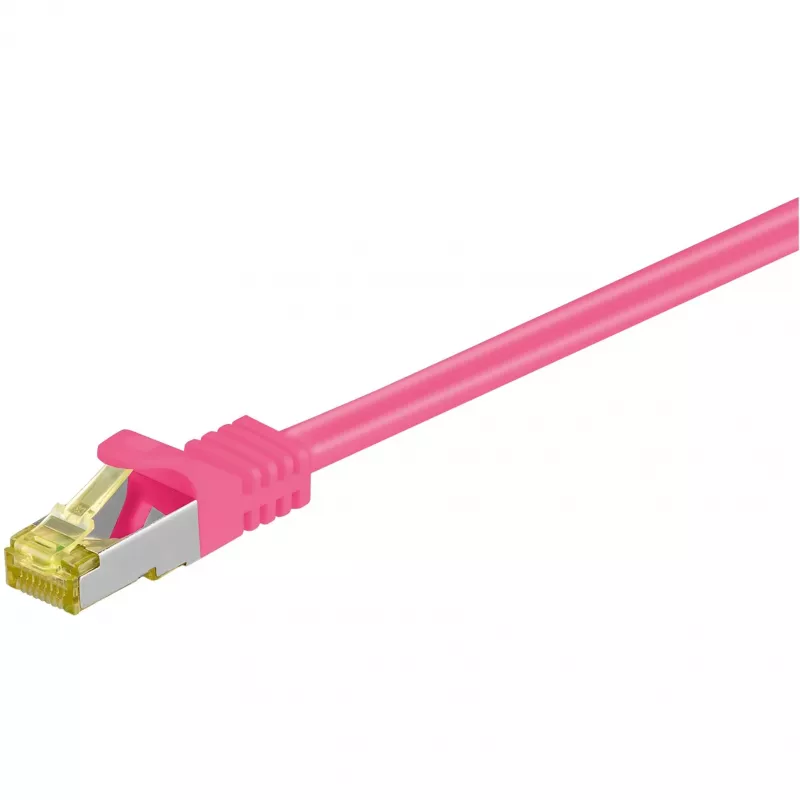 Tīkla kabelis Goobay RJ-45 CAT7 5m fuksīna S/FTP