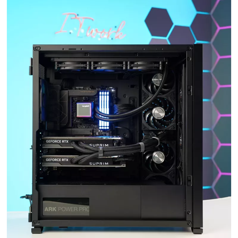 Ryzen 9 9950X + RTX 5090 konfigurējams darbstacijas dators | Uzbūvē savu — DistriNode