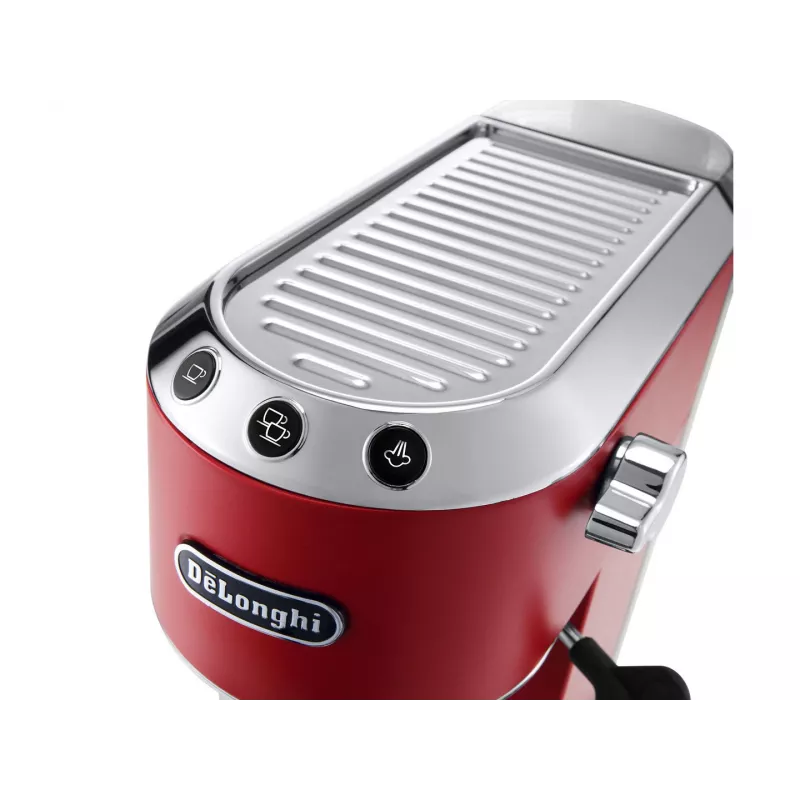 Espresso automāts DeLonghi EC685.R 1.1 L, 15 bāri, pusautomātisks, tvaika caurule, 2 tasīšu ietilpība