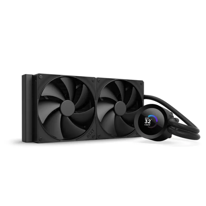 Viss vienā šķidruma dzesētājs NZXT Kraken Plus 280 14 cm melns