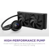 Viss vienā šķidruma dzesētājs NZXT Kraken Plus 280 14 cm melns