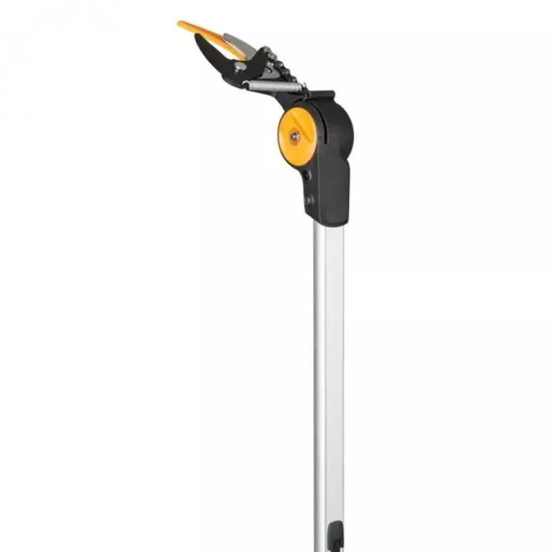 Krūmgriezis Fiskars UPX86 — griešanas diametrs 3,2 cm, augstuma regulēšana līdz 3,6 m