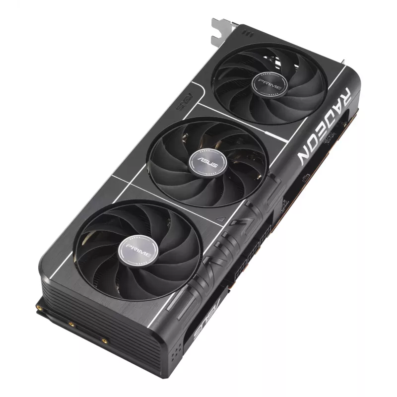 Grafikas karte ASUS PRIME RX 9070 XT 16GB GDDR6 PCIe 5.0, 256-bit, 3x DisplayPort 2.1a, HDMI 2.1b, 3x8-pin, 312×130×50 mm
